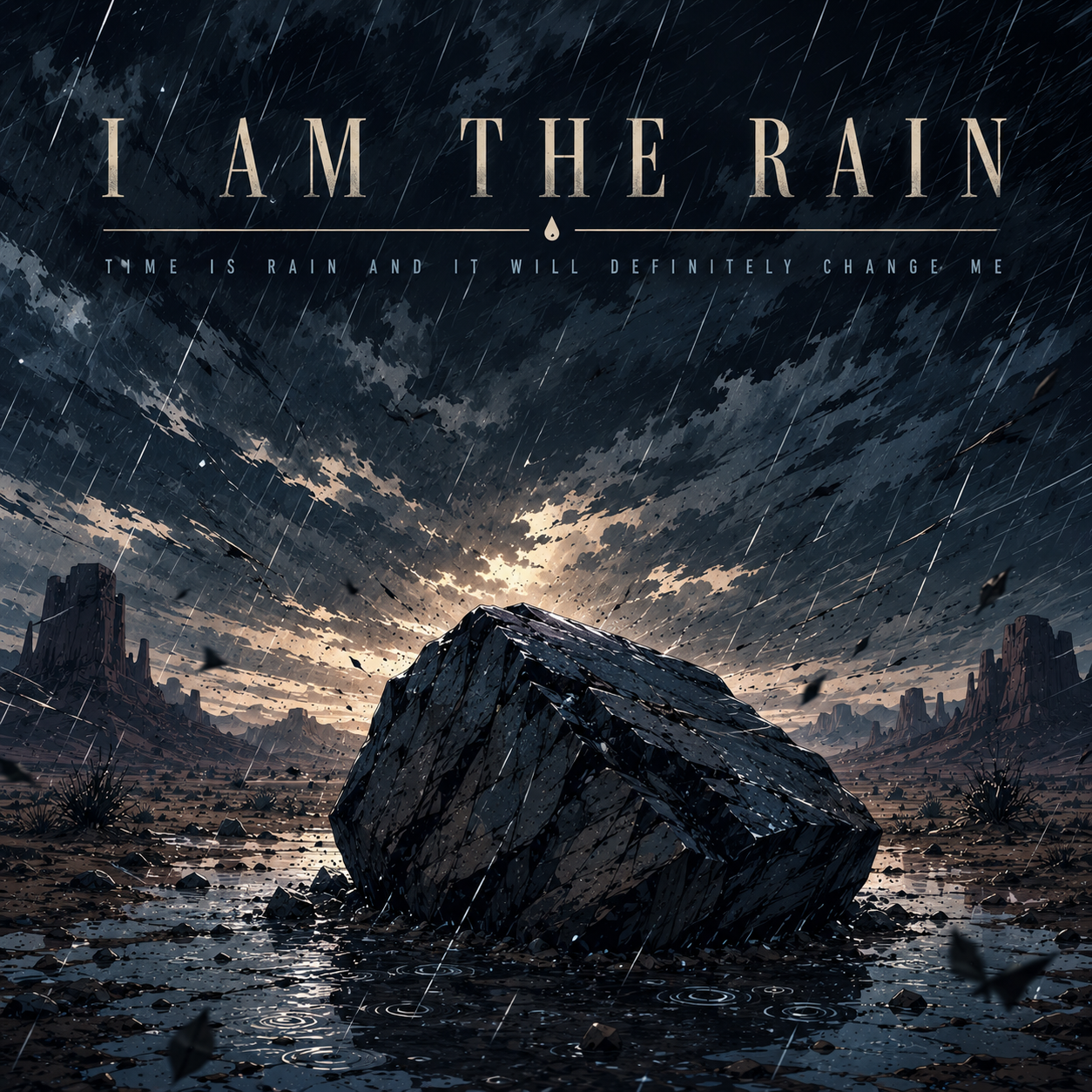 I AM THE RAIN original cover artwork